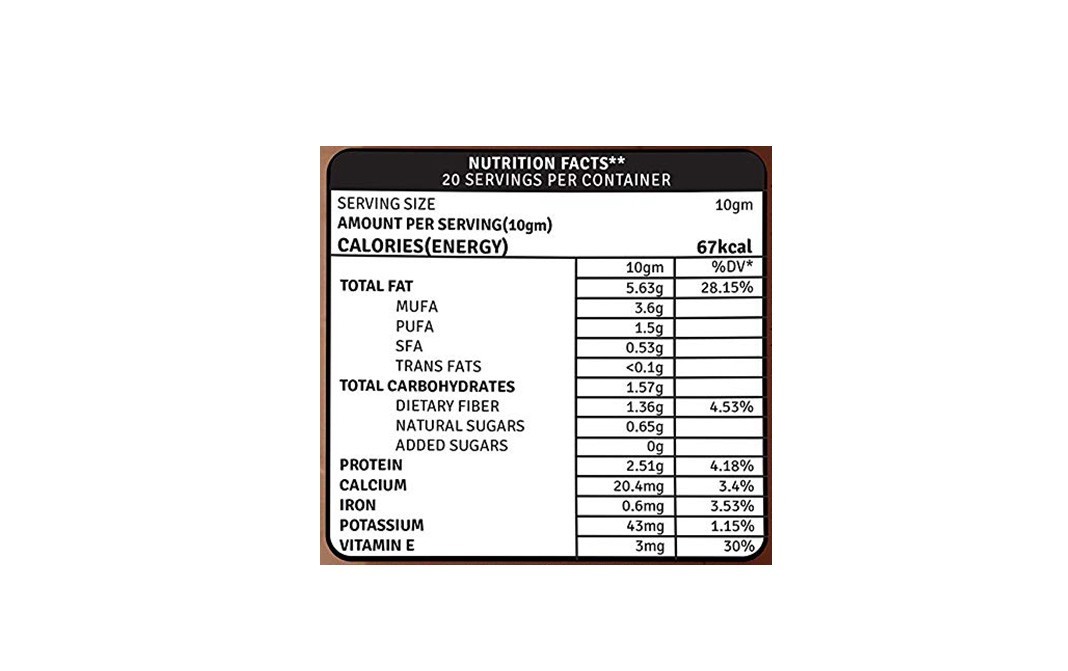 Raw Pressery Almond Butter, Cacao   Glass Jar  200 grams